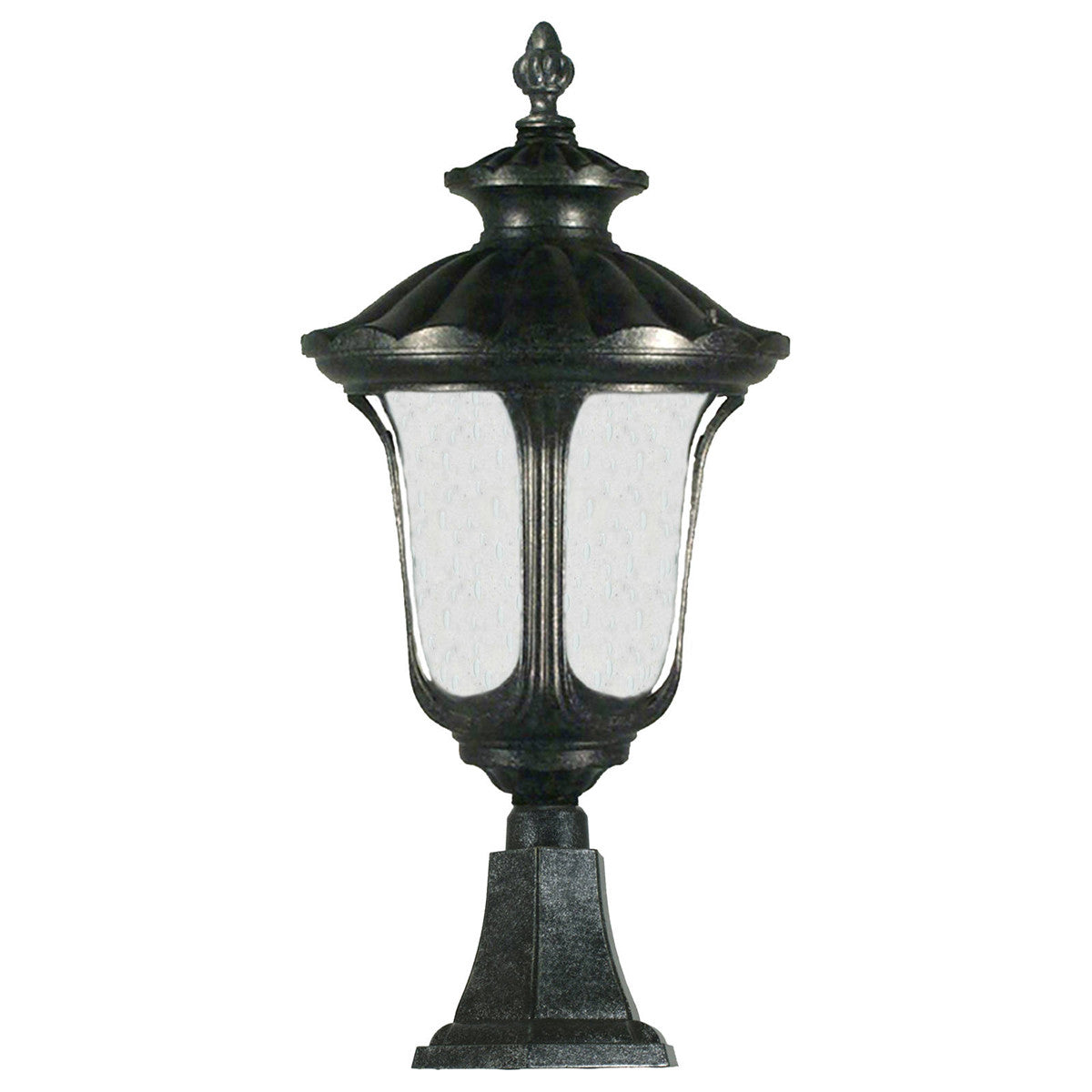 Waterford Outdoor Pillar Mount Antique Black