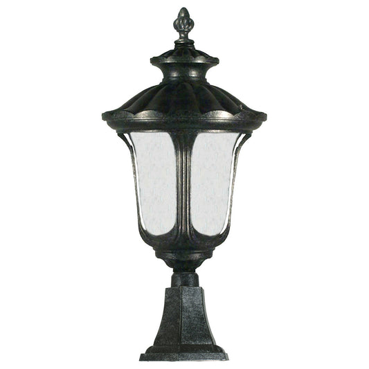 Waterford Outdoor Pillar Mount Antique Black