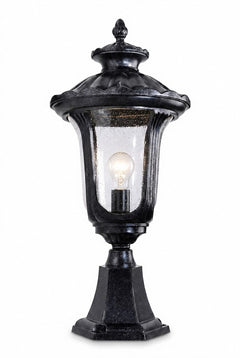 Waterford Outdoor Pillar Mount Antique Black
