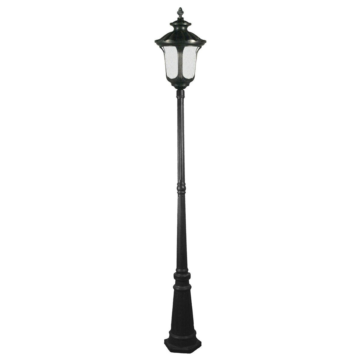Waterford Large Standard Outdoor Garden Post Light Antique Black
