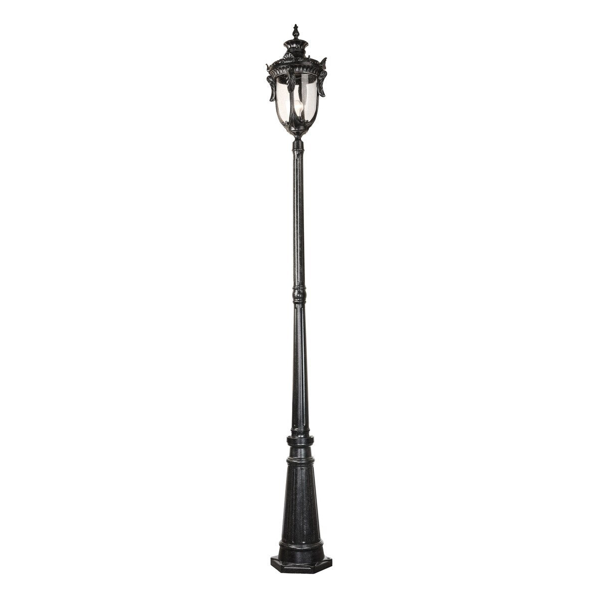 Wellington Large Standard Outdoor Garden Post Light Antique Black