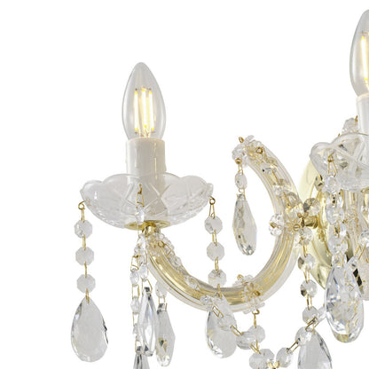 Zurich 2LT Crystal Wall Light