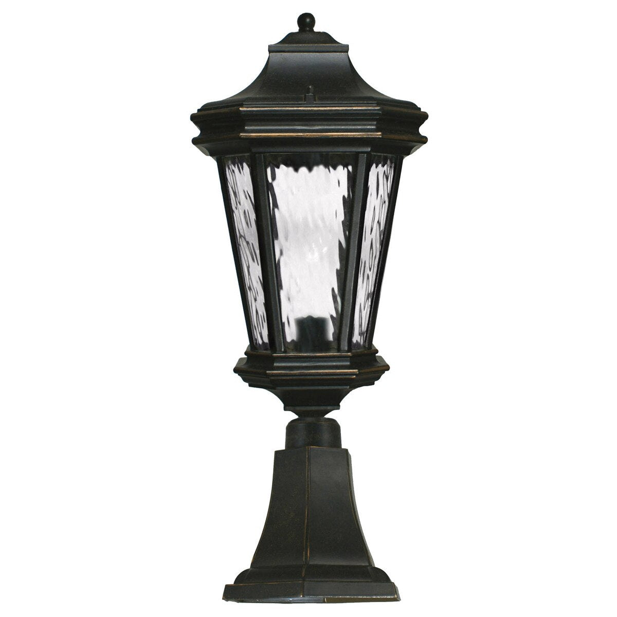 Tilburn Large Outdoor Pillar Mount Antique Bronze