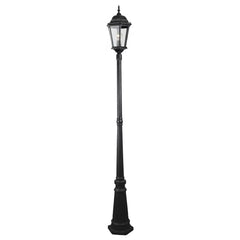 Junction Medium Standard Outdoor Garden Post Light Antique Black