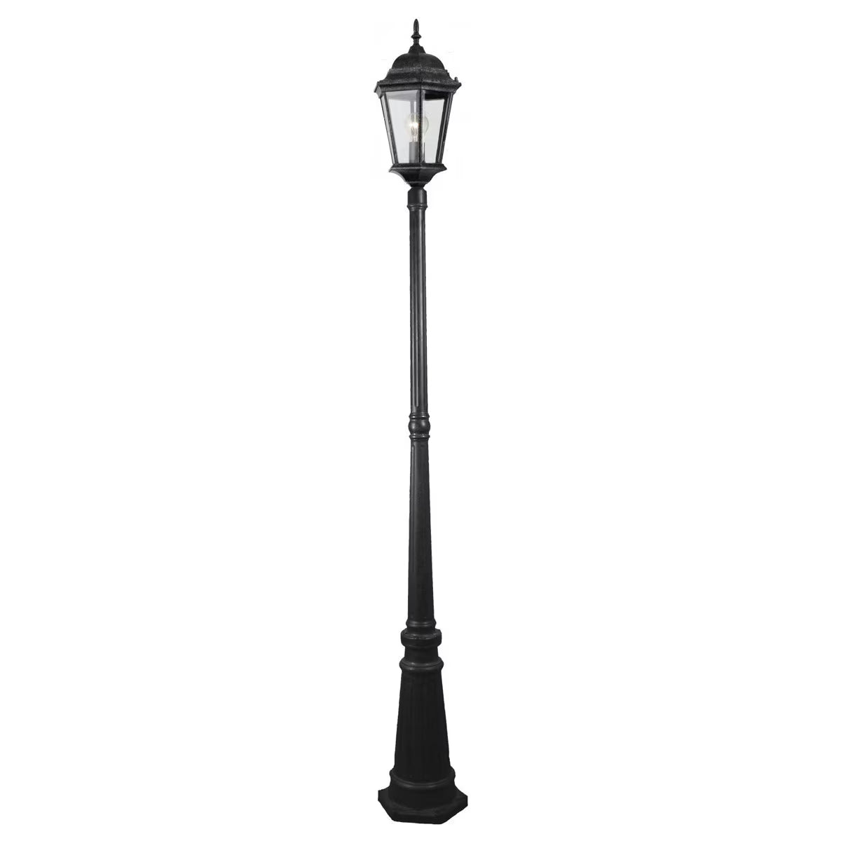 Junction Medium Standard Outdoor Garden Post Light Antique Black