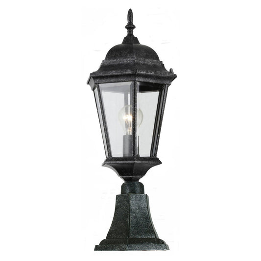 Junction Outdoor Pillar Mount Antique Black