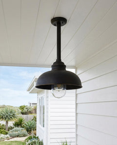 Parkway Large Outdoor Rod Pendant Antique Bronze