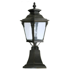 Transit Medium Outdoor Pillar Mount Antique Bronze