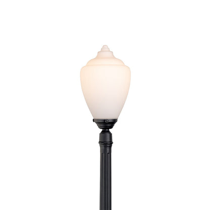 Newry Large Standard Outdoor Garden Post Light Matte Black