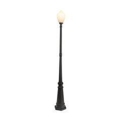 Newry Large Standard Outdoor Garden Post Light Matte Black