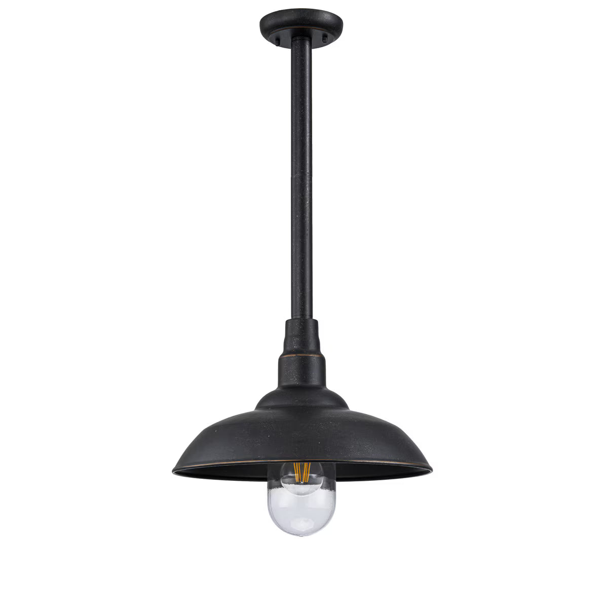 Foundry Large Outdoor Rod Pendant Antique Bronze