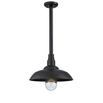Foundry Large Outdoor Rod Pendant Antique Bronze