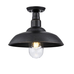 Foundry Large Outdoor Ceiling Light in Antique Bronze