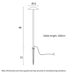 Luc 24v Spike Post Light
