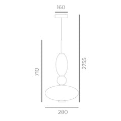 Lumiere 1 LED Pendant