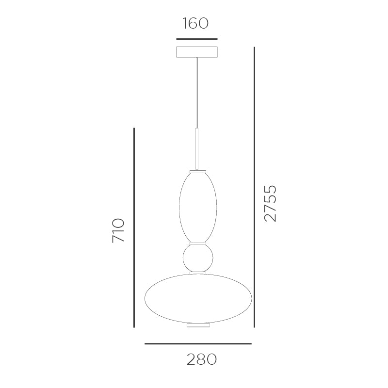 Lumiere 1 LED Pendant