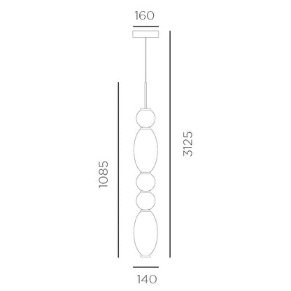 Lumiere 3 LED Pendant