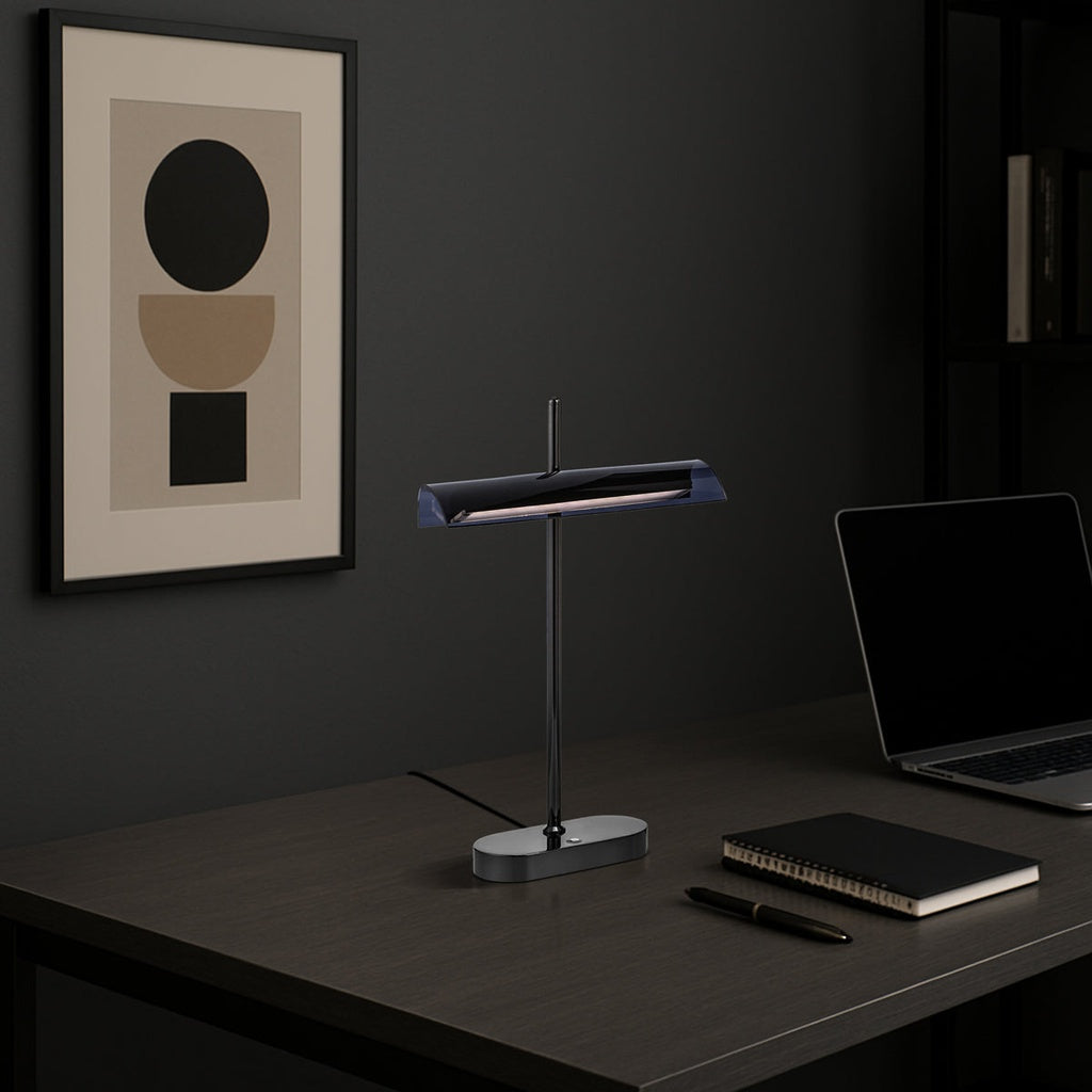Lyman LED Table Lamp Smoked Gun Metal