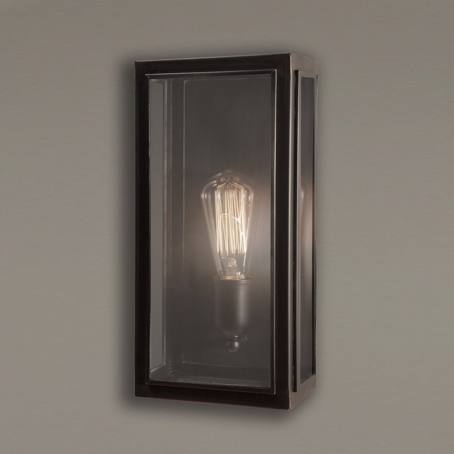 Lille Outdoor Wall Light Medium Clear Glass