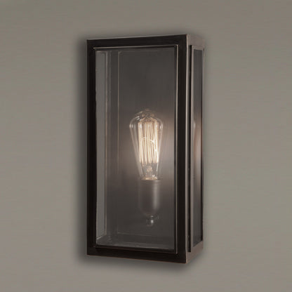 Lille Outdoor Wall Light Medium Clear Glass