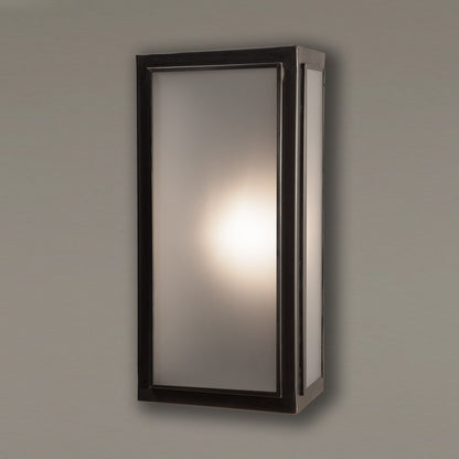 Lille Outdoor Wall Light Medium Frosted Glass