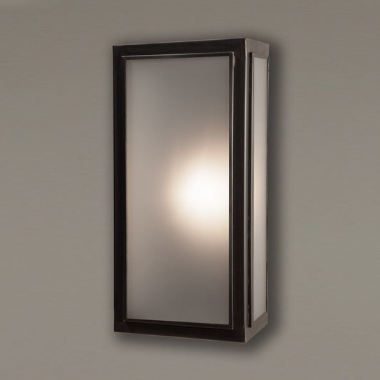 Lille Outdoor Wall Light Medium Frosted Glass