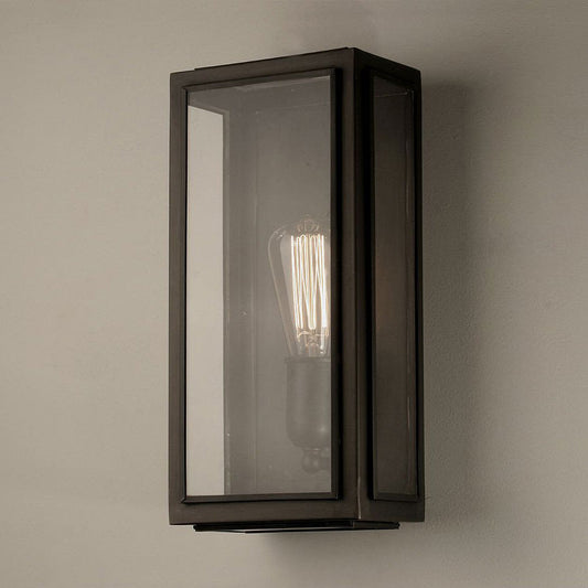 Lille Outdoor Wall Light Medium Clear Glass