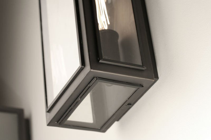 Lille Outdoor Wall Light Medium Clear Glass