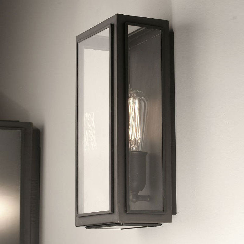 Lille Outdoor Wall Light Medium Clear Glass