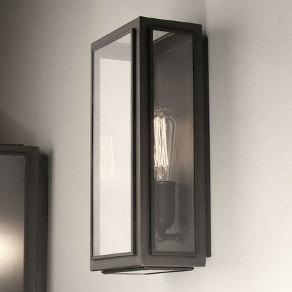 Lille Outdoor Wall Light Medium Clear Glass