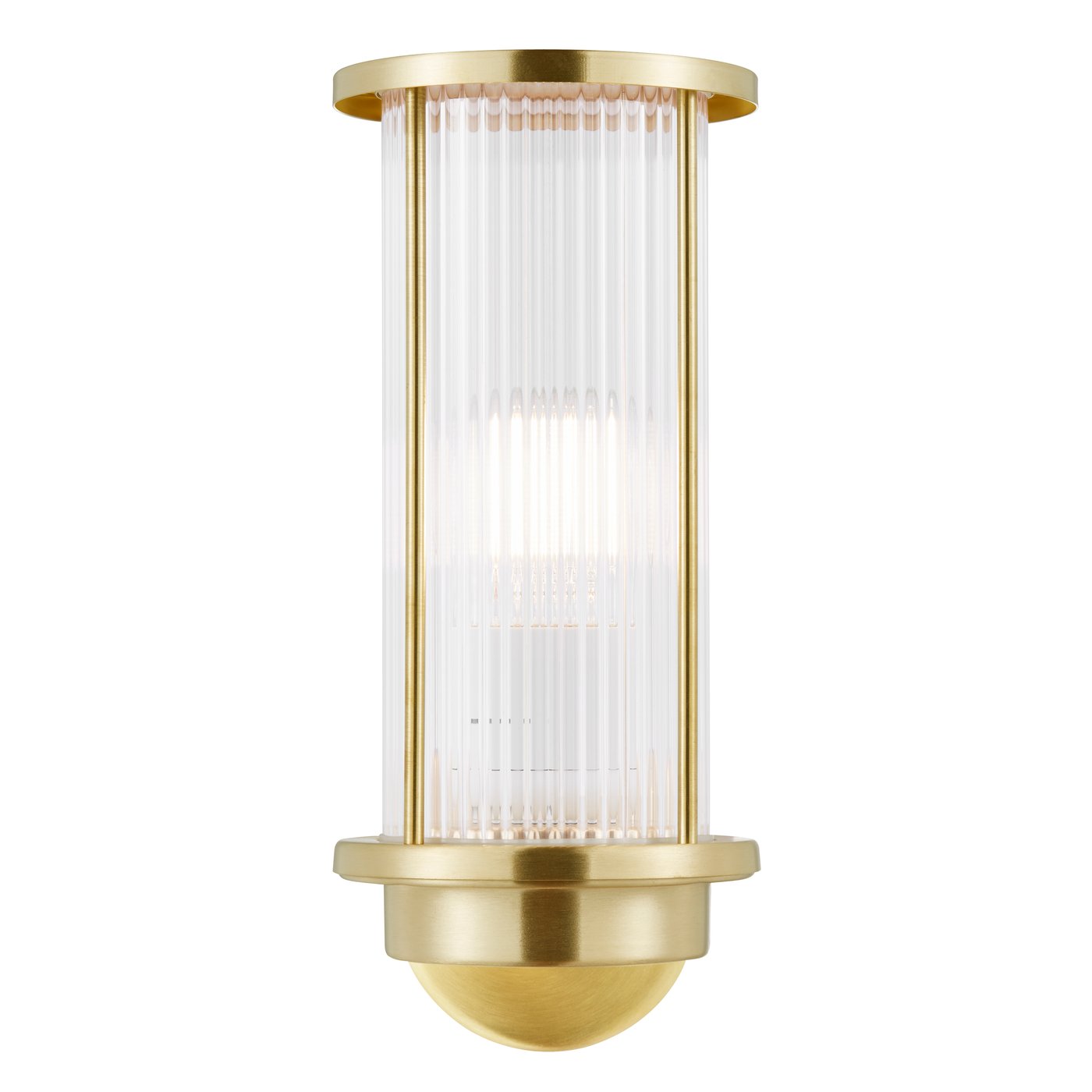 Linton Exterior Wall Light Brass