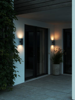 Kyklop Ripple Exterior Wall Light Black
