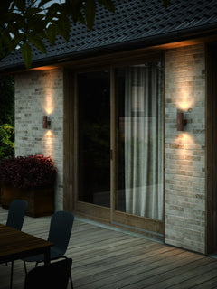 Kyklop Ripple Exterior Wall Light Rusty