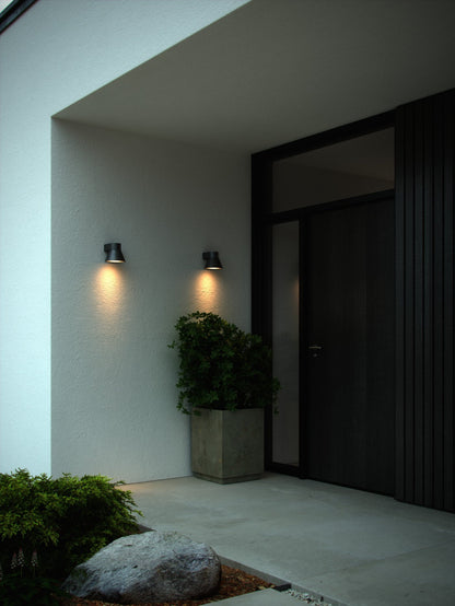 Kyklop Cone Exterior Wall Light Black