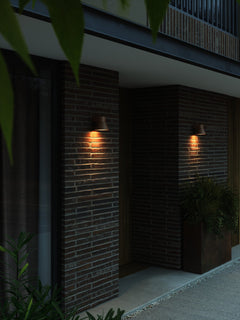 Kyklop Cone Exterior Wall Light Rusty
