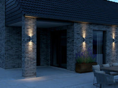 Nico Round 22 Exterior Wall Light Anthracite