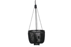 Maddisson 3LT Beaded Pendant Black