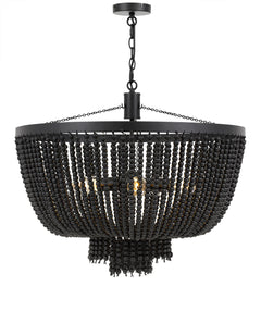 Maddisson 5LT Beaded Pendant Black