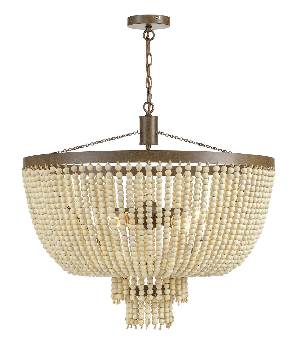 Maddisson 5LT Beaded Pendant Natural