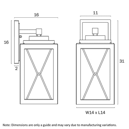 Mallory 30 Exterior Wall Light