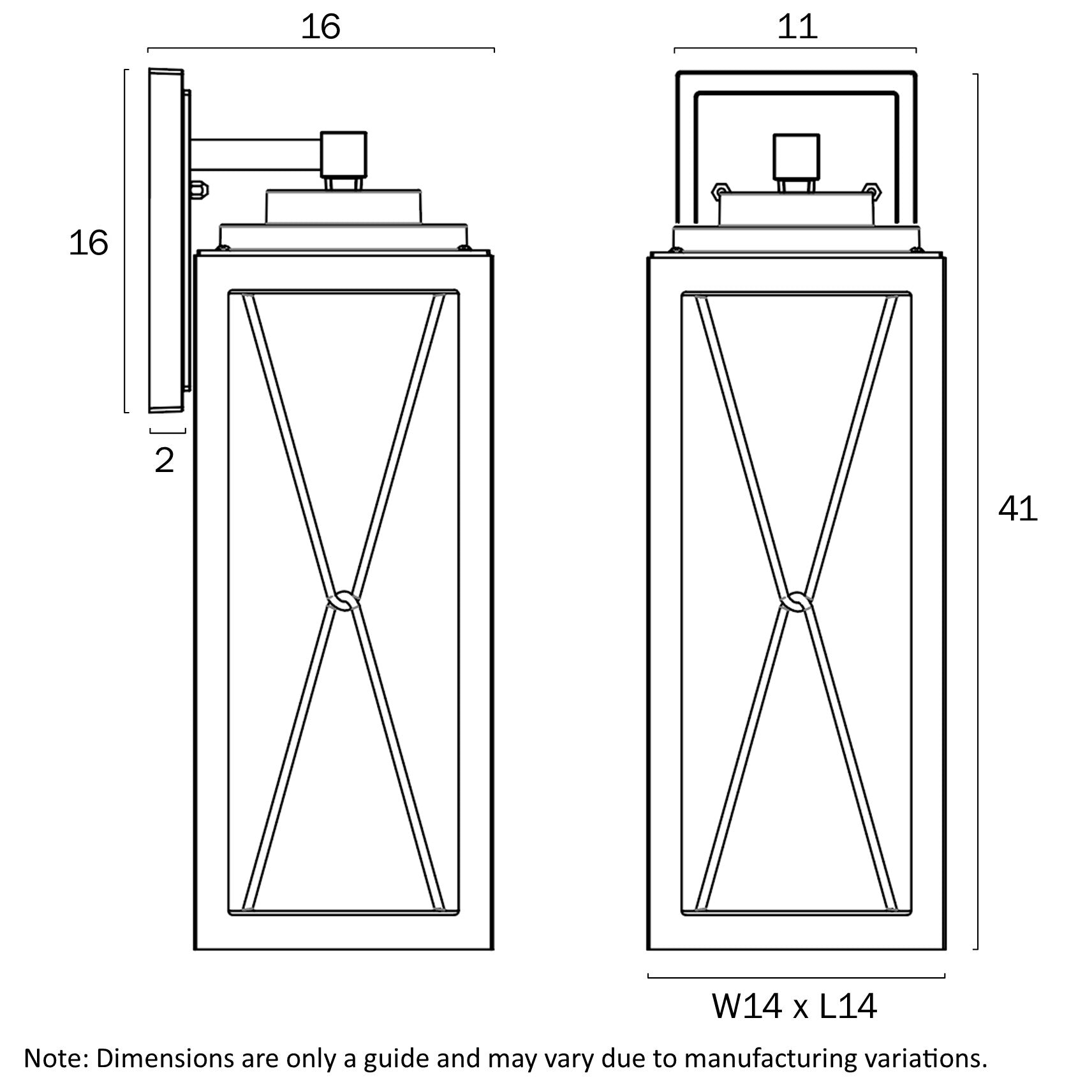 Mallory 40 Exterior Wall Light