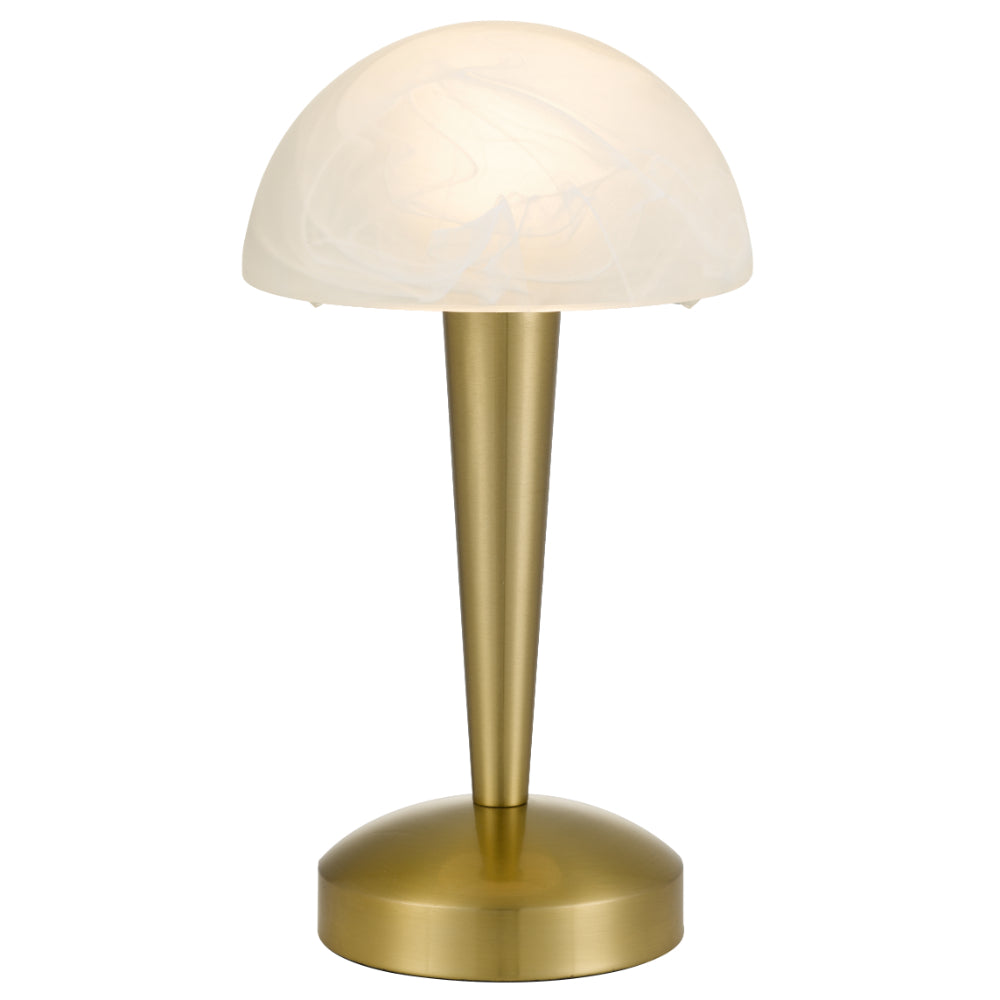 Mandel Touch Table Lamp Antique Gold