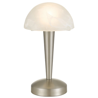 Mandel Touch Table Lamp Nickel