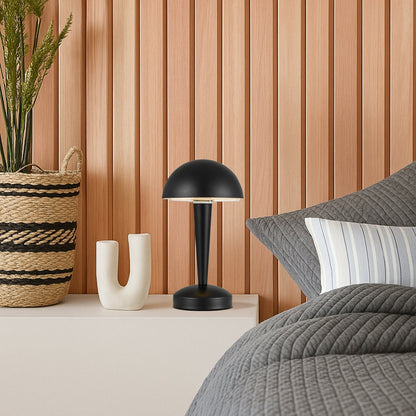 Mandel Touch Table Lamp Black