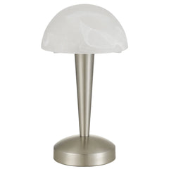 Mandel Touch Table Lamp Nickel