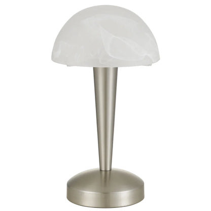 Mandel Touch Table Lamp Nickel