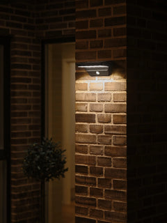 Agena Solar Wall light Black