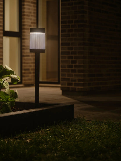 Coupar Solar Garden light Black