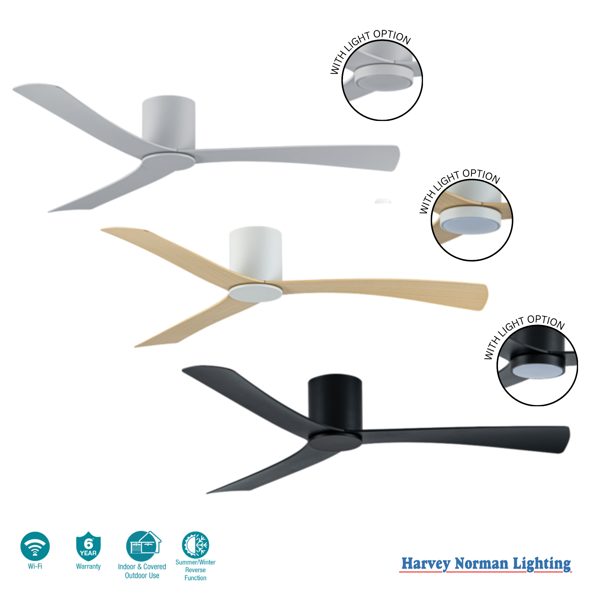 Metro DC 52″ Smart Ceiling Fan With WIFI Remote Control