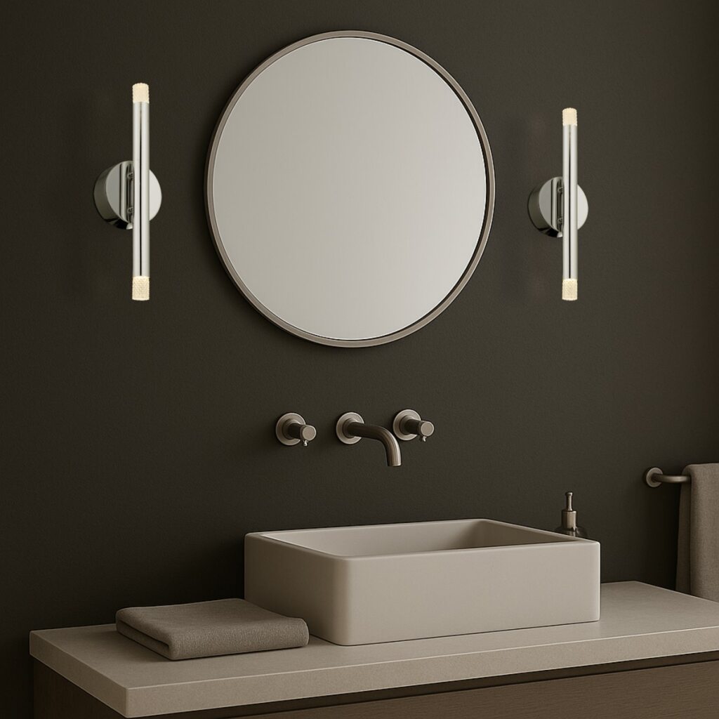Milazo 2 LED Wall Light Chrome